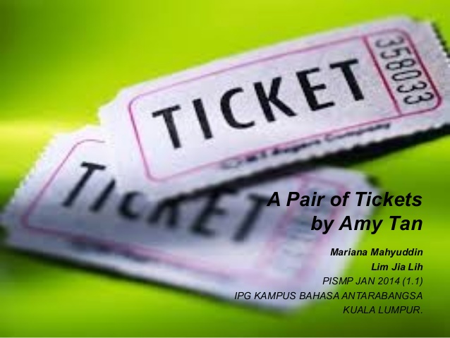 A Pair Of Tickets Amy Tna